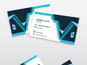 藍色手繪風房地產開發名片 AI設計模板的商業價值與高清下載指南